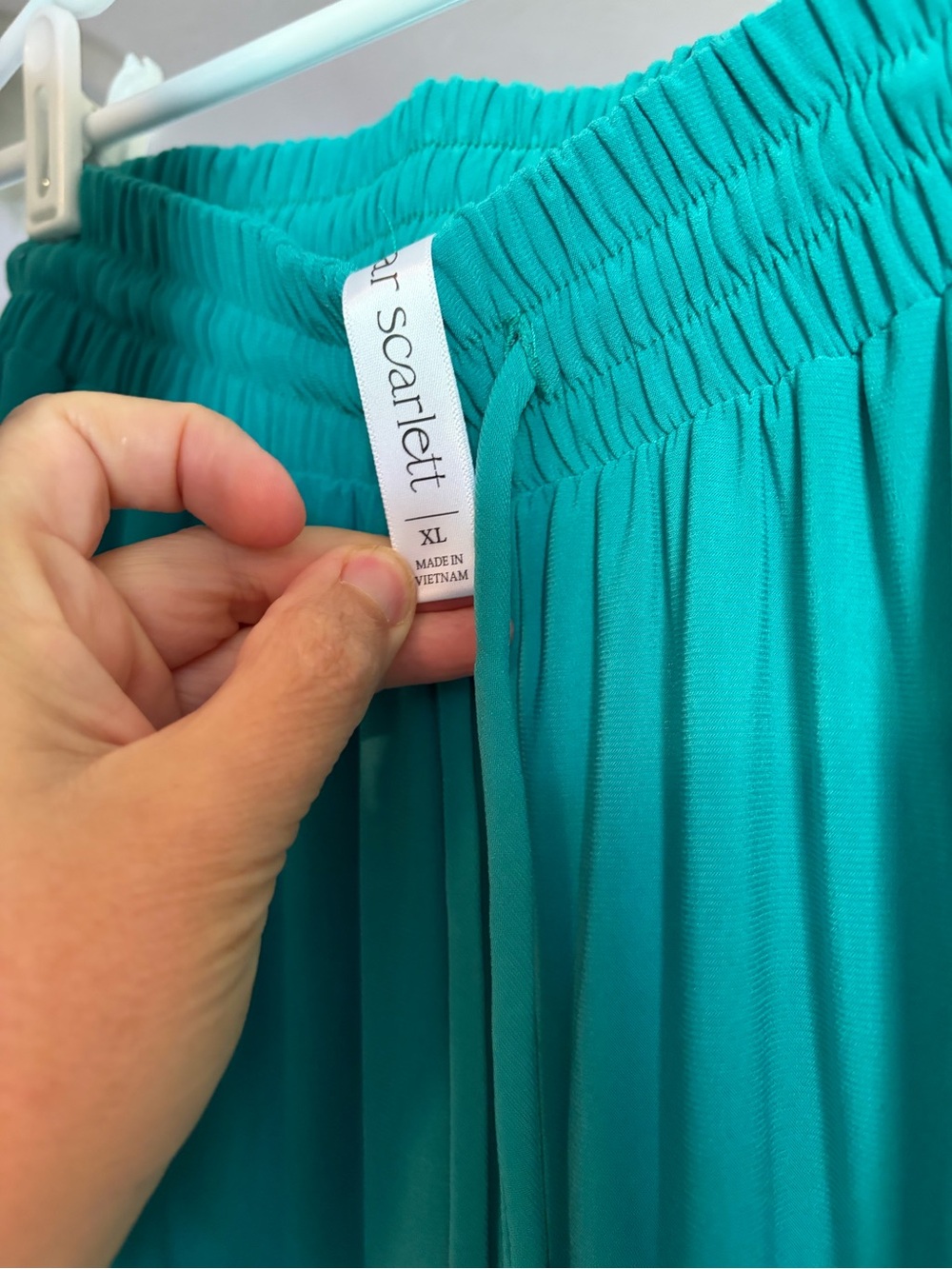 Dear Scarlett Turquoise Matching set Top and Pants - Picture 3 of 5